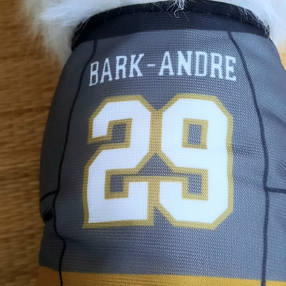 Bark Andre-Fleury, Rare White Plush Dog, Vegas Golden Knights, 2018- NWT - Picture 2 of 16